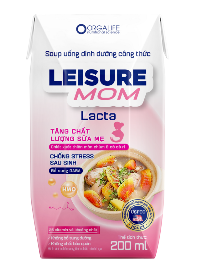 Leisure Mom Lacta <br>Soup uống dinh dưỡng công thức<br>tăng chất lượng sữa mẹ 