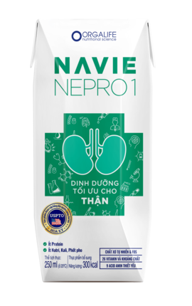 Dinh dưỡng tối ưu cho người bệnh thận có ure huyết tăng<br>Navie Nepro 1 - 250 ml