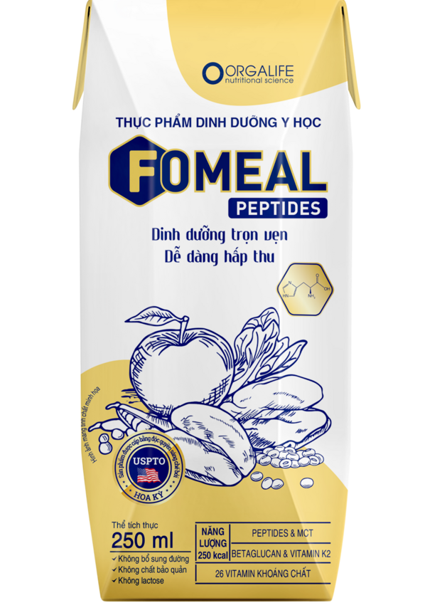 Fomeal Peptides<br>Soup Uống Dinh Dưỡng Công Thức <br>Cho Người Kém Hấp Thu