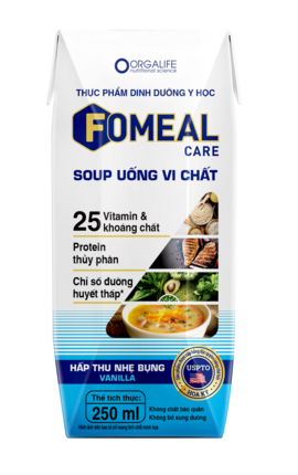 Fomeal Care <br> Soup Uống Vi Chất <br> Dễ Hấp Thu, Bồi Bổ Cơ Thể (Vanilla) <br>250ml