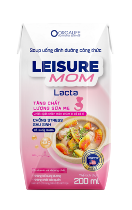 Leisure Mom Lacta <br>Soup uống dinh dưỡng công thức<br>tăng chất lượng sữa mẹ 