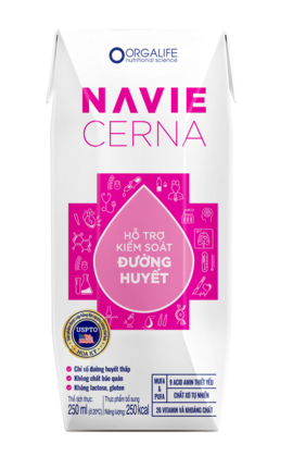 Dinh dưỡng tối ưu giúp kiểm soát đường huyết <br> Navie Cerna 250 ml