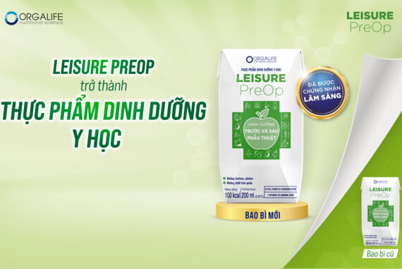 LEISURE PREOP CHÍNH THỨC TRỞ THÀNH “THỰC PHẨM DINH DƯỠNG Y HỌC”